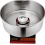 VEVOR Electric Cotton Candy Machine, 19.7-inch Cotton Candy Maker, 1050W Candy Floss Maker, Red Commercial Cotton Candy Machine with Stainless Steel Bowl and Sugar Scoop, Perfect for Family Party