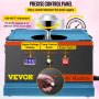 VEVOR Electric Cotton Candy Machine, 19.7-inch Cotton Candy Maker, 1050W Candy Floss Maker, Blue Commercial Cotton Candy Machine with Stainless Steel Bowl and Sugar Scoop, Perfect for Family Party