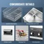 VEVOR 30L Ultrasonic Cleaner with Heater Timer & Basket, Professional Digital Sonic Cavitation Machine, 360W Cleaning Machine for Lab Tools, Metal Parts, Carburetor, Brass, Auto Parts, Engine Parts