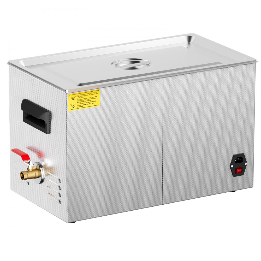 VEVOR 30L Ultrasonic Cleaner with Heater Timer & Basket, Professional Digital Sonic Cavitation Machine, 360W Cleaning Machine for Lab Tools, Metal Parts, Carburetor, Brass, Auto Parts, Engine Parts