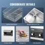 VEVOR 30L Ultrasonic Cleaner with Heater Timer & Basket, Professional Digital Sonic Cavitation Machine, 360W Cleaning Machine for Lab Tools, Metal Parts, Carburetor, Brass, Auto Parts, Engine Parts