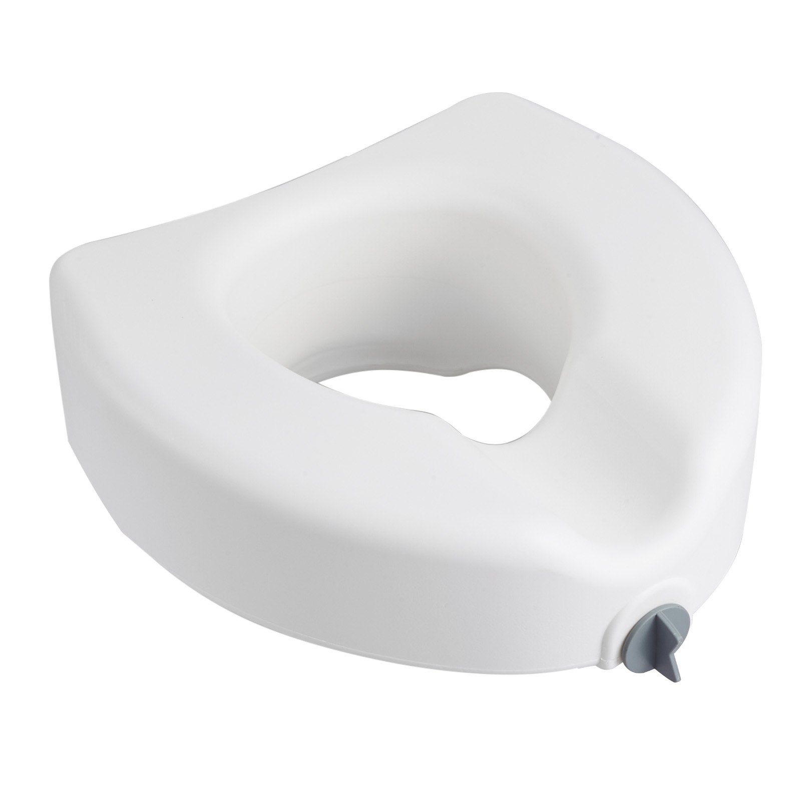 VEVOR Raised Toilet Seat, 350 lbs Capacity, 5-Inch Lift Height, Commode Elevated Toilet Seat Riser with Enlarged Opening for Seniors, Elderly, Handicap, Disabled, Adults, Fits Elongated & Round Bowl