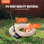 VEVOR 4.3In x 13.1ft 4in Diameter Wood Chipper Shredder Mulcher Leaf Vacuum Kit