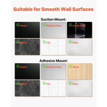 Suction Cup Hooks for Shower No Drill Stainless Steel 2-Pack Towel Hooks