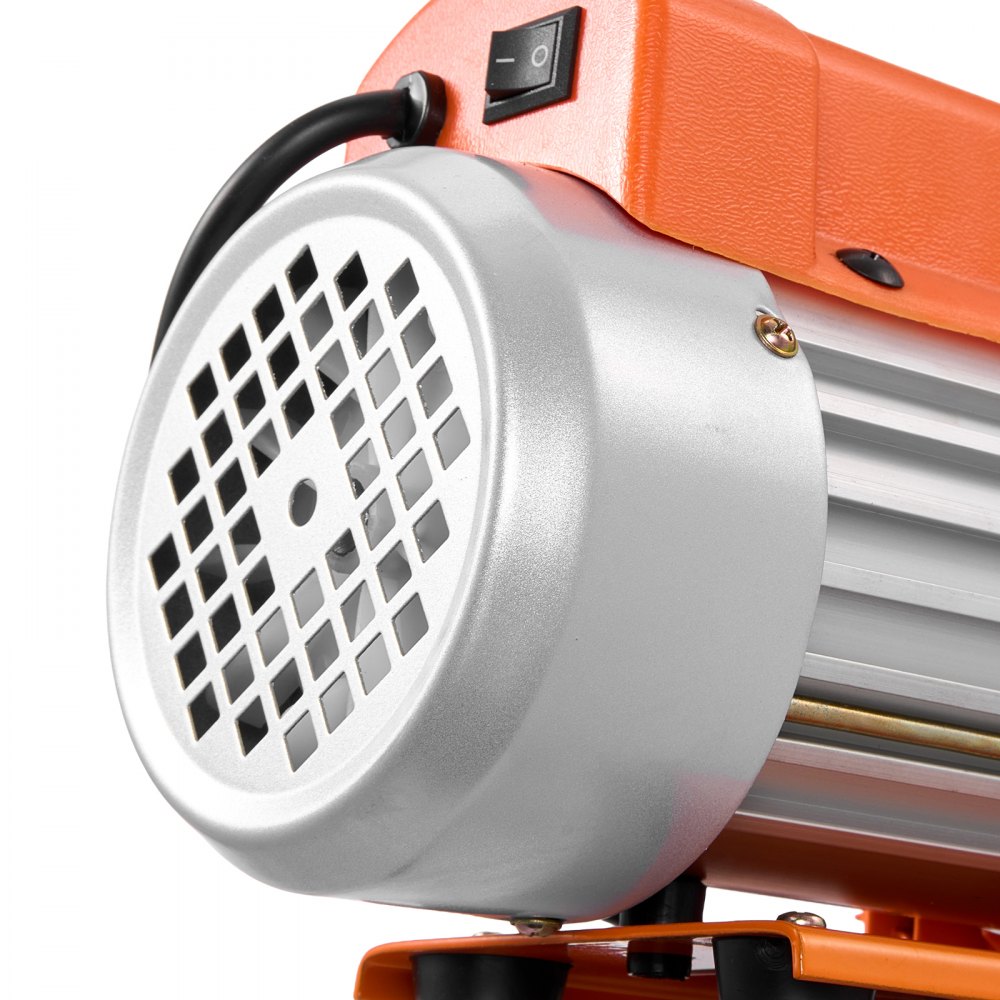 VEVOR Vacuum Pump, 3.5 CFM 99 L/min, HVAC Single Stage Rotary Vane AC Vacuum Pump, for R134a R22 R410a Systems, 4 Pole Motor, for Automotive Air Conditioner Maintenance Resin Degassing, Oil Included