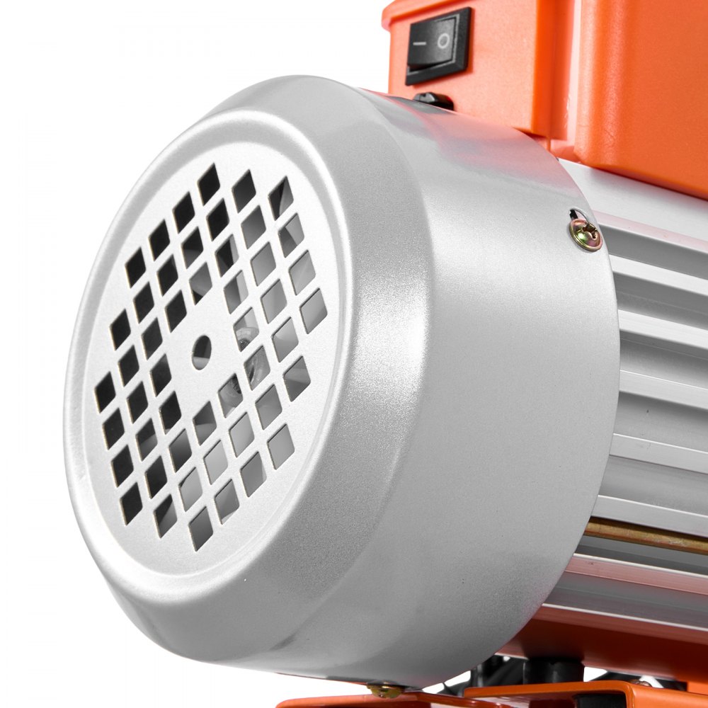 VEVOR Vacuum Pump, 7 CFM 198 L/min, HVAC Two Stage Rotary Vane AC Vacuum Pump, for R134a R22 R410a R1234YF R32, 4 Pole Motor, for Automotive Air Conditioner Maintenance Resin Degassing, Oil Included