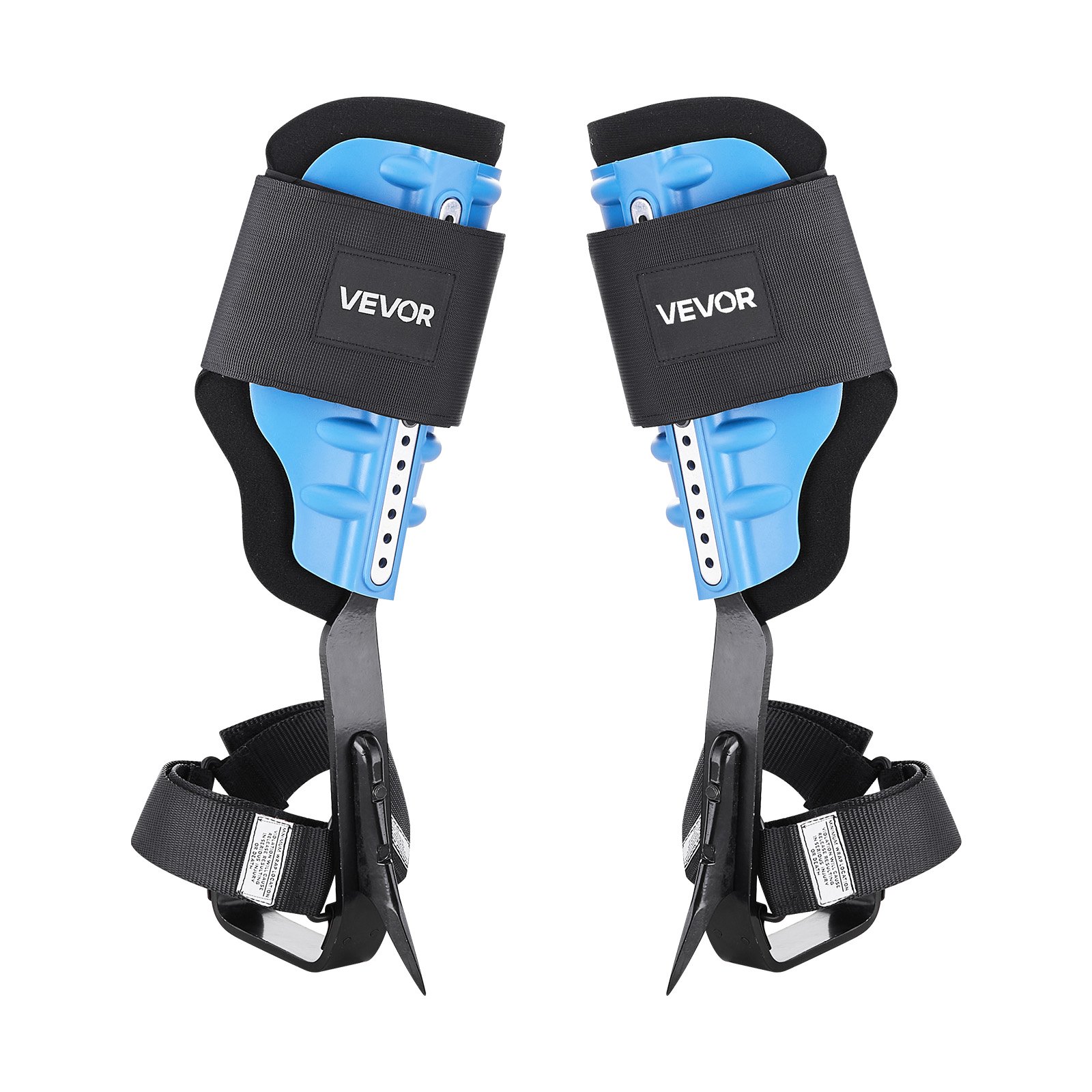 VEVOR Tree Climbing Spikes, Height-Adjustable Tree Climbing Gear with Straps & Padding Cushion, 159 kg Load Capacity, Heavy Duty Steel Climb Spurs Arborist Equipment for Fruit Picking Hunting