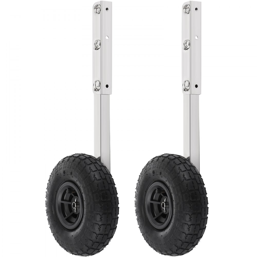 VEVOR Boat Launching Wheels, Boat Transom Launching Wheel, 310 LBS Loading Capacity Inflatable Boat Launch Wheels, Stainless Steel Transom Launching Dolly Wheels, 2 PCS