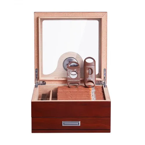 CAVE À CIGARES De Voyage Pour 5 Cigares (50RG) Hygromètre Et