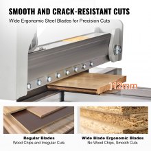 VEVOR Floor Cutter 330mm, Cuts Vinyl Plank, Laminate, Siding, 12mm Cutting Depth Effortless And Easy Cutting, Vinyl Plank Cutter for LVP, WPC, SPC, LVT, VCT, PVC, and More