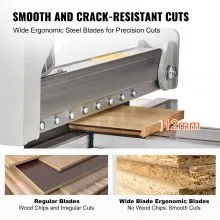 VEVOR Floor Cutter 330mm, Cuts Vinyl Plank, Laminate, Siding, 12mm Cutting Depth Effortless And Easy Cutting, Vinyl Plank Cutter for LVP, WPC, SPC, LVT, VCT, PVC, and More