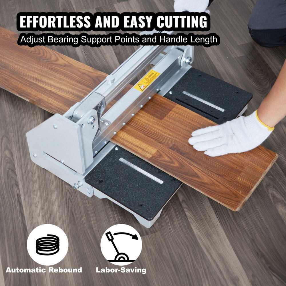 VEVOR Floor Cutter 13 inch, Cuts Vinyl Plank, Laminate, Engineered  Hardwood, Siding,0.63in Cutting Depth Effortless And Easy Cutting, Vinyl  Plank Cutter for LVP, WPC, SPC, LVT, VCT, PVC, and More
