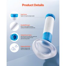 Choking Rescue Device Portable Airway Clear Anti Choking Suction Device 4 Masks