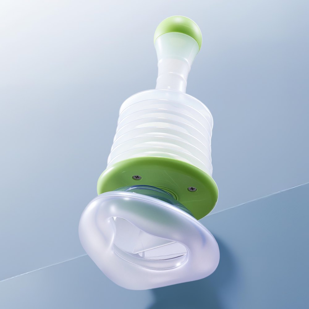 VEVOR Choking Rescue Device, Portable Airway Clear Anti Choking Suction Device with 3 Multi-size Masks and 1 Storage Bag, First Aid Kit for Removing Blocked Objects, for Home, School, Travel