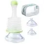 VEVOR Choking Rescue Device, Portable Airway Clear Anti Choking Suction Device with 3 Multi-size Masks and 1 Storage Bag, First Aid Kit for Removing Blocked Objects, for Home, School, Travel