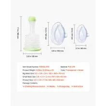 Choking Rescue Device Portable Airway Clear Anti Choking Suction Device 3 Masks