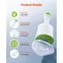 VEVOR Choking Rescue Device, Portable Airway Clear Anti Choking Suction Device with 5 Multi-size Masks and 1 Storage Bag, First Aid Kit for Removing Blocked Objects, for Home, School, Travel