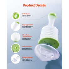 Choking Rescue Device Portable Airway Clear Anti Choking Suction Device 5 Masks