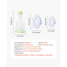 Choking Rescue Device Portable Airway Clear Anti Choking Suction Device 5 Masks
