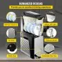 VEVOR Slushy Machine, 10L 1 Tank Slushie Machine for Home, 600W Commercial Slushy Machine, machine a slush for Frozen Drinks Automatic Clean, Slushy Machine for Home Supermarkets Cafes Restaurants