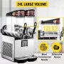 Slushy Machine, Daiquiri Machine Commercial, 12l X 2 Frozen Drink Slush Machine