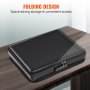 VEVOR Fireproof Document Box, Fireproof Document Bag with Lock 2000℉, Fireproof and Waterproof File Box 17.72x5.51x12.4 inch with Zipper & Handle, for Money, Documents, Jewelry and Passport
