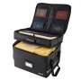 VEVOR Fireproof Document Box, 1000 ℃ Heat Insulated Fireproof & Waterproof Box with Lock, Portable Two-Layer File Storage Organizer Home Office Travel Use, for Passports, Important Documents, Files
