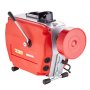VEVOR 120FT x 7/8 Inch Drain Cleaner Machine, 420W Electric Sewer Snake Auger Manual Feed - with 6 Cutters, 2 Steel Cables (120' x 7/8" and 18' x 3/8") & CW/CCW Control for 1.9" to 6" Pipes