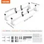 VEVOR Trailer Ladder Rack Van Roof Rack for Ford Transit 150 250 350 2015-2022
