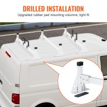 VEVOR Trailer Ladder Rack Van Roof Rack for Ford Transit 150, 250, 350, 2015-2022