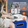 VEVOR Pottery Wheel, 450W, For Adults and Beginners, 11in Clay Wheel Machine,  Adjustable 60-300RPM Speed Handle and Pedal, ABS Detachable Basin, Accessory Kit for Craft DIY, LCD Touch Screen, Blue