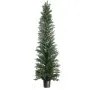 VEVOR Artificial Topiary Cedar Tree 2438mm Set of 2 with Pot Greenery Decor, Premium PE Fake Trees, Year-Round Indoor & Outdoor Faux Green Plant for Front Door, Entryway, Porch, Balcony, Patio, Garden