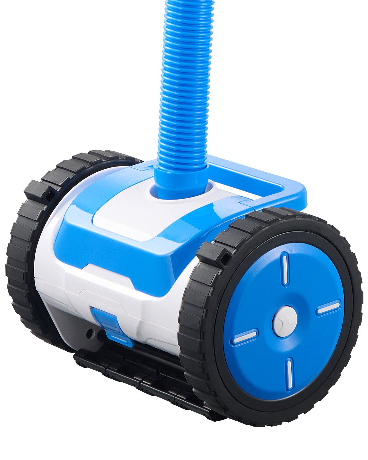 VEVOR Suction Pool Cleaner, Automatic Pool Vacuum Cleaner, Suction Side Automatic Pool Cleaner, Suction Vacuum Pool Sweeper with 2 Wheels, for In-ground and Above-ground Pool Up to 609.6 x 1219.2 cm