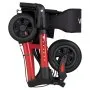 VEVOR Rollator Walker with Seat for Seniors, Ultra Compact 3-Fold Rolling Walker, Lightweight Aluminum Mobility Walking Aid with PU Solid Wheels, Adjustable Handle, Cup & Cane Holder - Supports 136kg