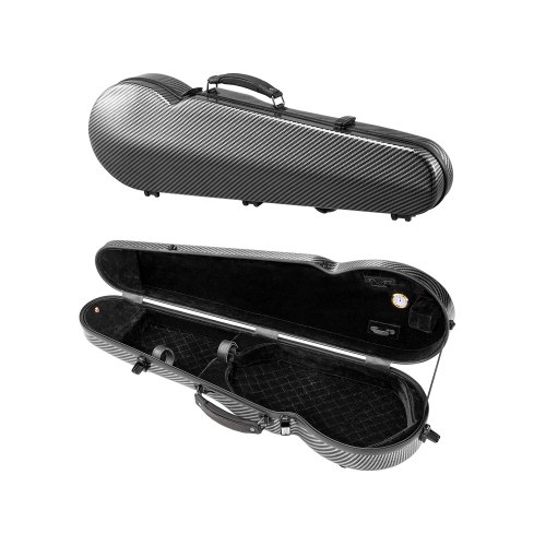 VEVOR Portable Composite Carbon Fiber 4/4 Full Size Violin Case Carrying Bag