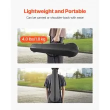 Portable Composite Carbon Fiber 4/4 Full Size Violin Case Black Carrying Bag
