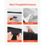 VEVOR Portable Nylon Fabric 4/4 Full Size Violin Case Anti-Scratch Carrying Bag