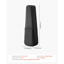 Portable Nylon Fabric 4/4 Full Size Violin Case Anti-Scratch Travel Carrying Bag