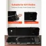 Portable Composite Carbon Fiber 4/4 Full Size Violin Case Oblong Carrying Bag