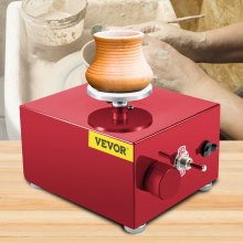 VEVOR Mini Pottery Wheel 30W Ceramic Wheel Adjustable Speed Clay Machines Electric Sculpting Kits with 3 Turntables Trays and 16pcs Tools for Art Craft Work Molding Gift and Home DIY