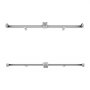 VEVOR Solar Panel Mounting Brackets, Solar Panel Mount Kit with 4 x 30" Aluminum Rails, 4 End Clamps and 2 Mild Clamps, Solar Panel Mount Brackets for Metal Roof, Concrete Roof, Wood Roof, Tile Roof
