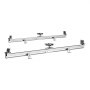 VEVOR Solar Panel Mounting Brackets, Solar Panel Mount Kit with 4 x 30" Aluminum Rails, 4 End Clamps and 2 Mild Clamps, Solar Panel Mount Brackets for Metal Roof, Concrete Roof, Wood Roof, Tile Roof