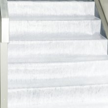 VEVOR Película protectora para alfombras, protector de piso y superficie de 39" x 100', instalación simple fácil de cortar, rollo de película protectora para tapetes de automóvil de tela de fibra para construcción y renovación,Blanco