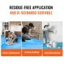 VEVOR Carpet Protection Film, 40" x 84' Floor and Surface Shield, Easy to Cut Simple Installation, Fiber Fabric Car Mat Protection Film Roll for Construction & Renovation,Blue
