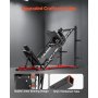 VEVOR Leg Press Hack Squat Combo Machine Adjustable Lower Body Special Home Gym