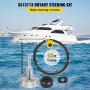 VEVOR Outboard Boat Steering With 13' Steering Cable Marine Steering System 3/4'' Shaft
