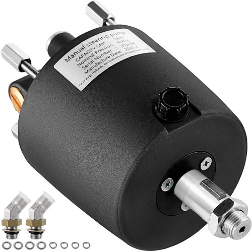 VEVOR Hydraulic Steering Helm Pump 2.0 Outboard Steering for Boats Hydraulic Steering Kit HH5770-3 Front Mount