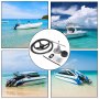 VEVOR Boat Steering Cable 8f eet Quick Connect Rotary Steering System 8' Outboard Steering Cable with 13'' Boat Wheel