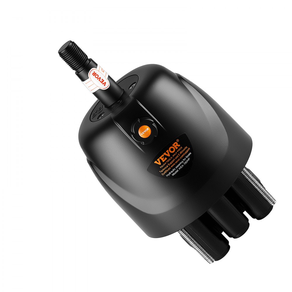 VEVOR Hydraulic Steering Helm Pump 150 HP Outboard Hydraulic Pump for Boats, Marine Boat Steering System, 2.5 MPa Max Work Pressure, Aluminum Alloy Housing, Built-in Lock Valve, Replaceable Shaft Seal