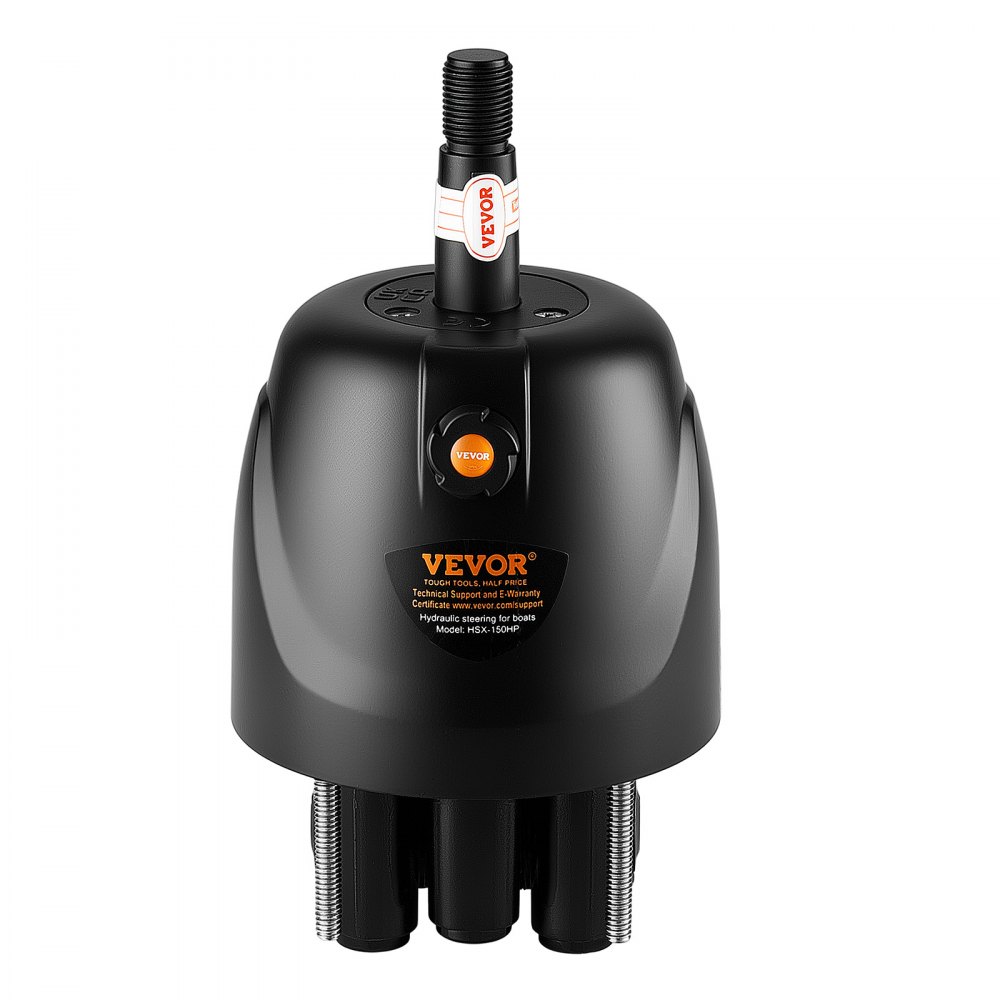 VEVOR Hydraulic Steering Kit 150HP Hydraulic Outboard Steering System 7.32m, Marine Boat Steering System, 2.5 MPa Helm Pump, Two-Way Lock Cylinder, 7.32 m High-Strength Hoses, for Single-Engine Use